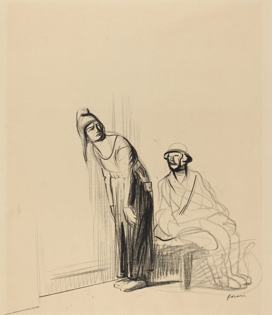 At the Peace Conference by Jean-Louis Forain (French, 1852 - 1931), 16X12"(A3)Poster Print