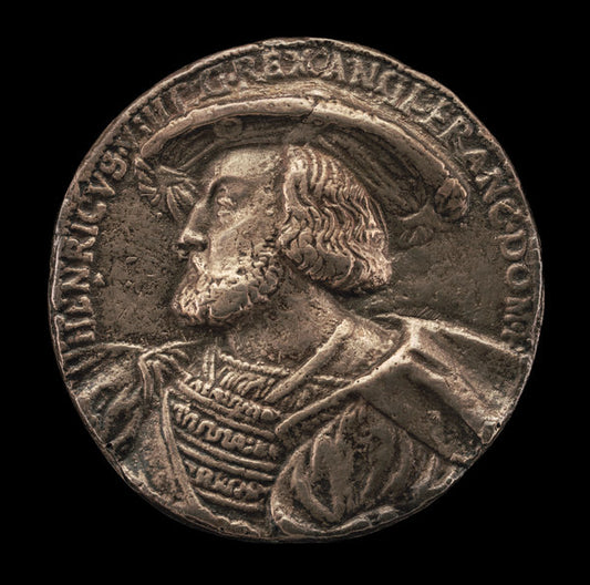 silver by Style of Hans Schwarz (Henry VIII, 1491-1547, King of England 1509), 16X12"(A3)Poster Print