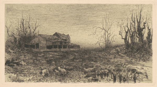 November by Stephen Parrish (American, 1846 - 1938), 16X12"(A3)Poster Print
