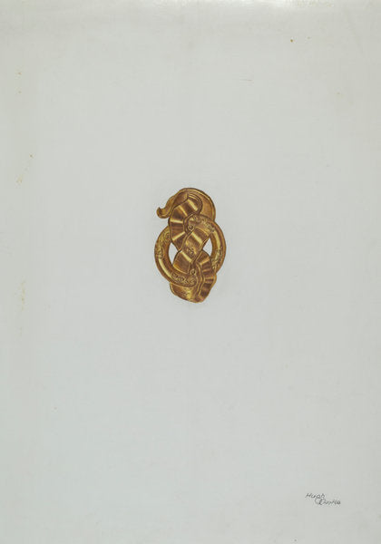 Brooch by Hugh Clarke (American, active c. 1935), 16X12"(A3)Poster Print