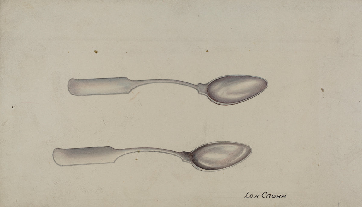 Silver Spoon by Lon Cronk (American, active c. 1935), 16X12"(A3)Poster Print