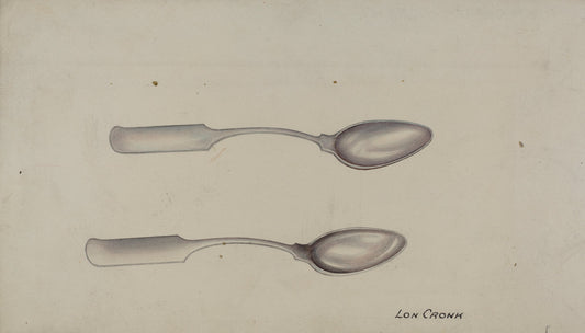 Silver Spoon by Lon Cronk (American, active c. 1935), 16X12"(A3)Poster Print