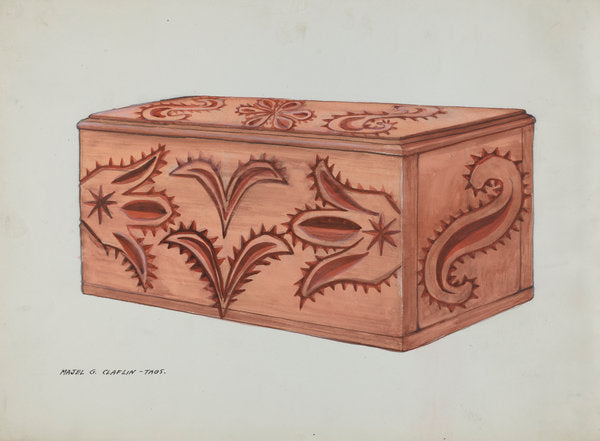 Box by Majel G. Claflin (American, active c. 1935), 16X12"(A3)Poster Print