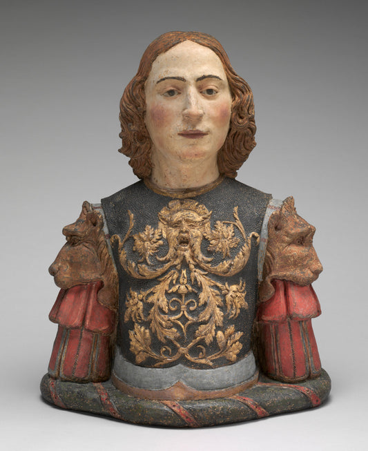 A Man in Armor by Vincenzo Onofri (active c. 1493/1524), 16X12"(A3)Poster Print