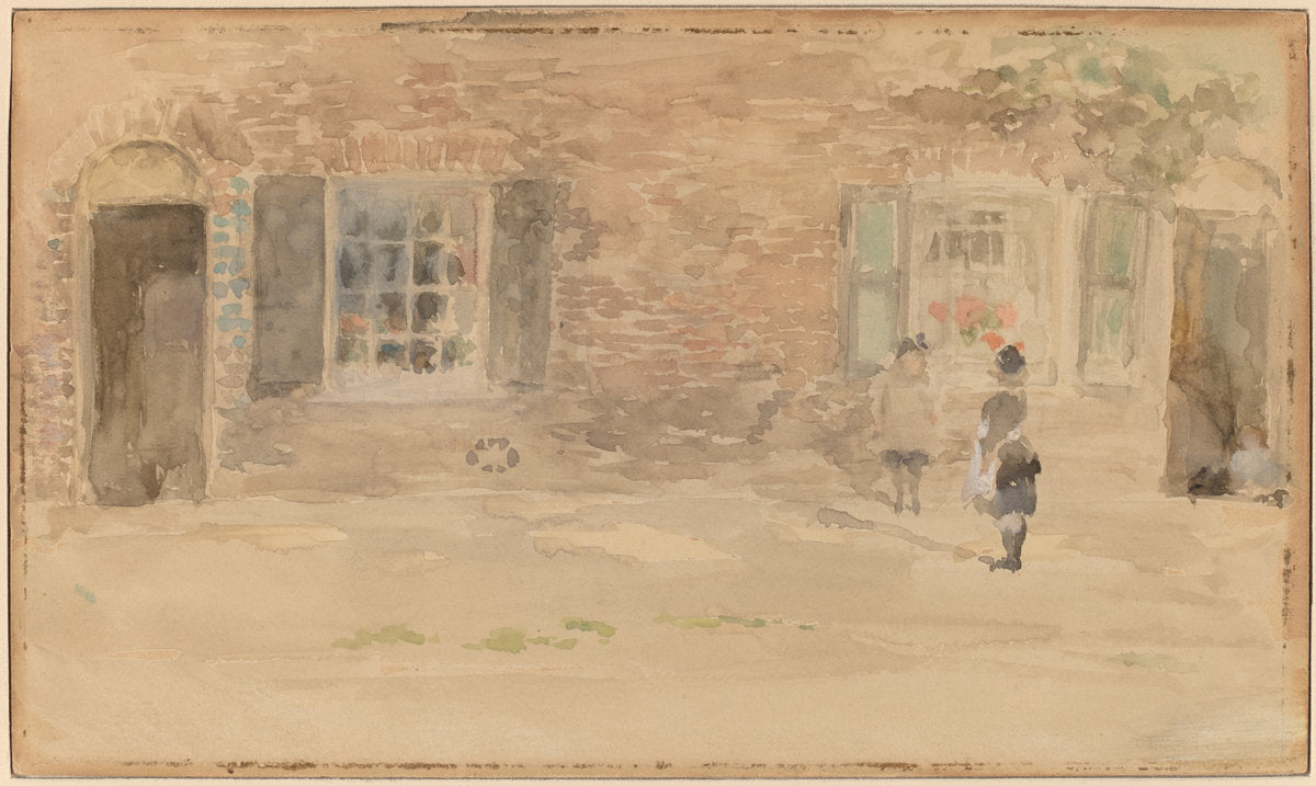 Village Shop, Chelsea by James McNeill Whistler (American, 1834 - 1903), 16X12"(A3)Poster Print