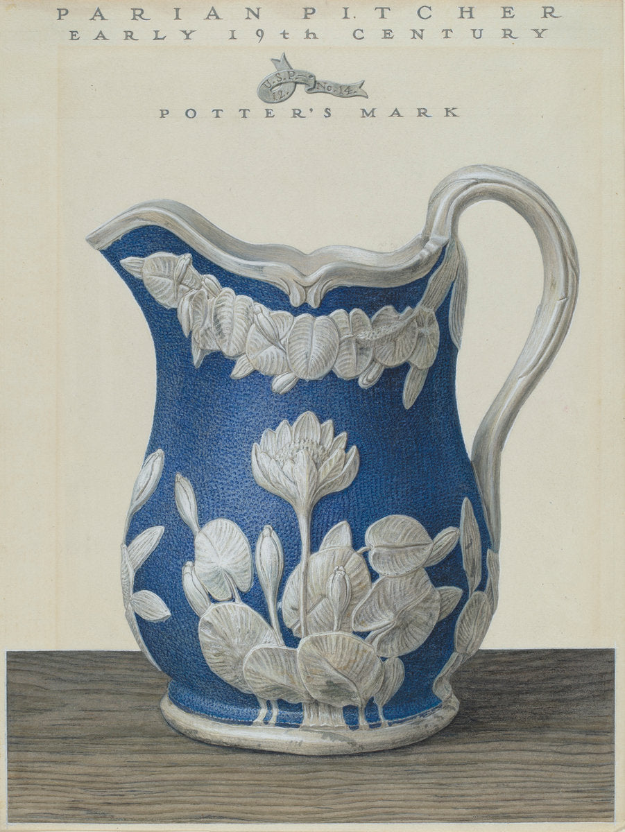 Parian Pitcher by John Matulis (American, 1910 - 2000), 16X12"(A3)Poster Print