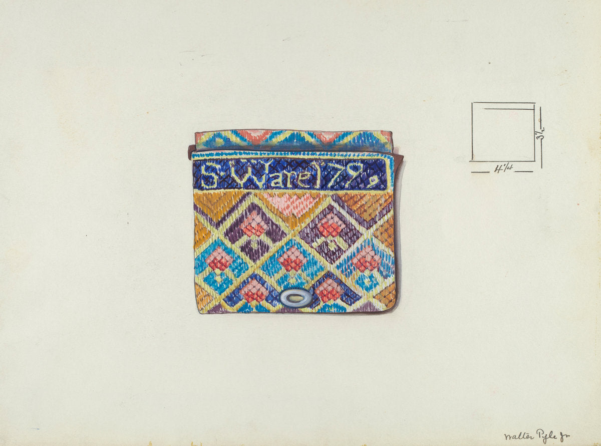 Purse by Walter Pyle (American, active c. 1935), 16X12"(A3)Poster Print