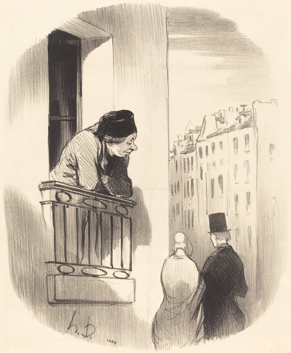 Moi aussi j'ai été jeune... by Honoré Daumier (French, 1808 - 1879), 16X12"(A3)Poster Print