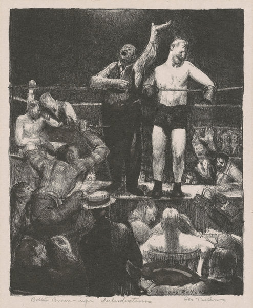 Introductions by George Bellows (American, 1882 - 1925), 16X12"(A3)Poster Print