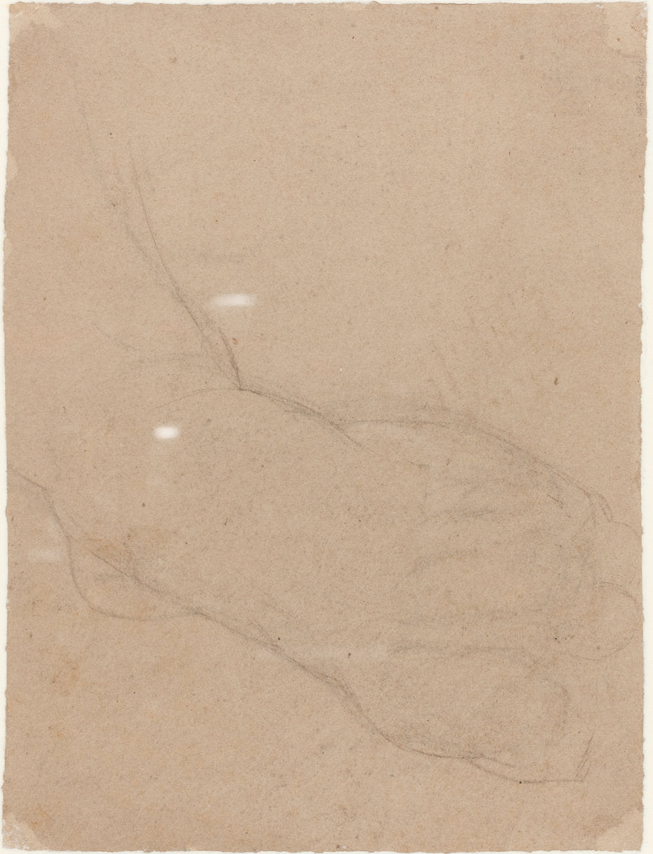 Study of a Foot [verso] by Benjamin Robert Haydon (British, 1786 - 1846), 16X12"(A3)Poster Print