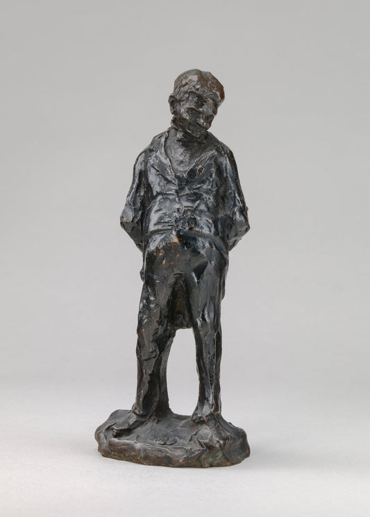 model probably after 1860, cast around November 1956 by Imitator of Honoré Daumier (The Jolly Good Fellow (Le bon vivant)), 16X12"(A3)Poster Print