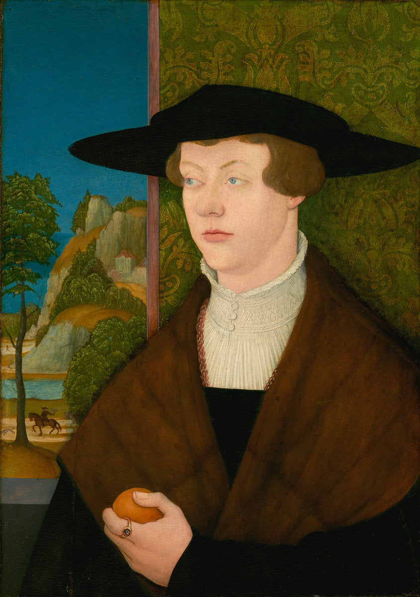 Hans Roth [obverse] by Bernhard Strigel (German, 1460/1461 - 1528), 16X12"(A3)Poster Print