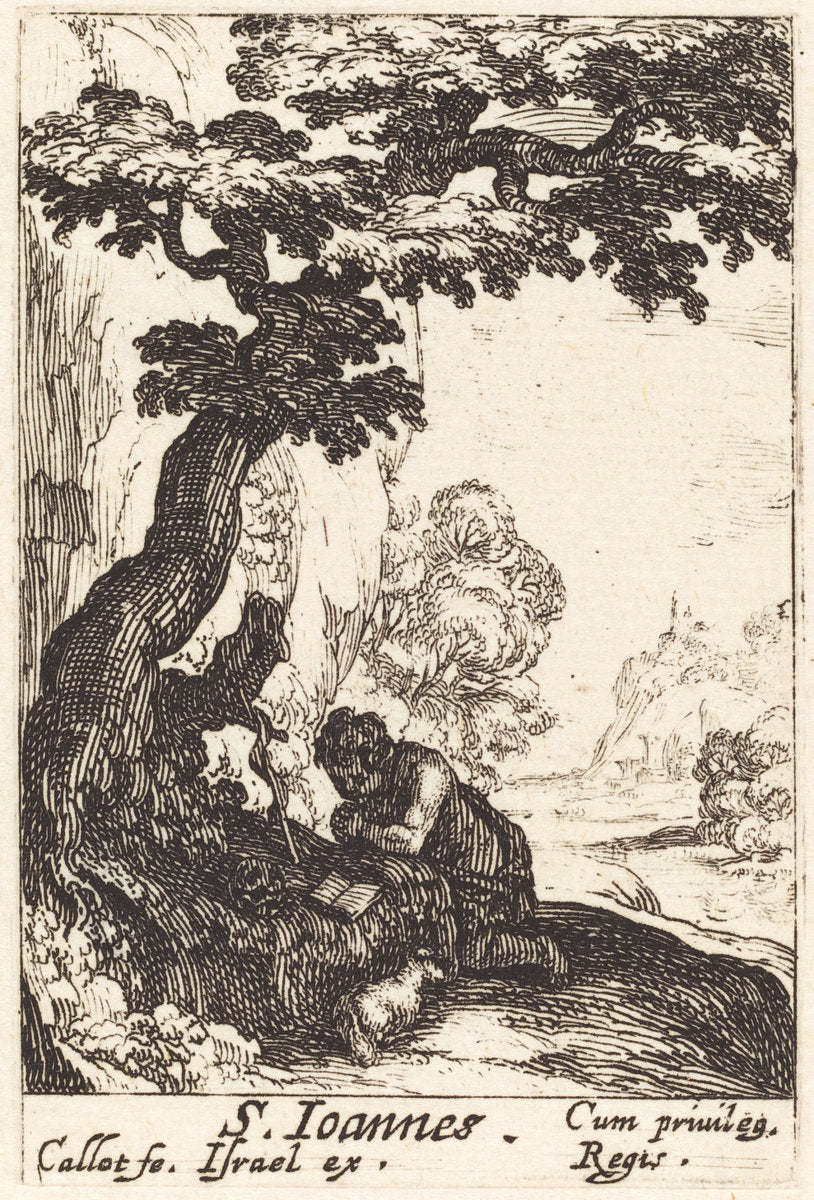 Saint John the Baptist by Jacques Callot (French, 1592 - 1635), 16X12"(A3)Poster Print