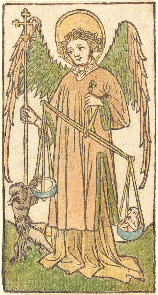 c. 1430/1440 by German 15th Century (Saint Michael), 16X12"(A3)Poster Print