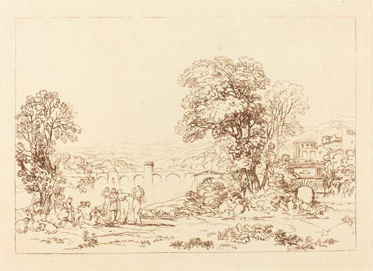 Apuleia in Search of Apuleius by Joseph Mallord William Turner (British, 1775 - 1851), 16X12"(A3)Poster Print
