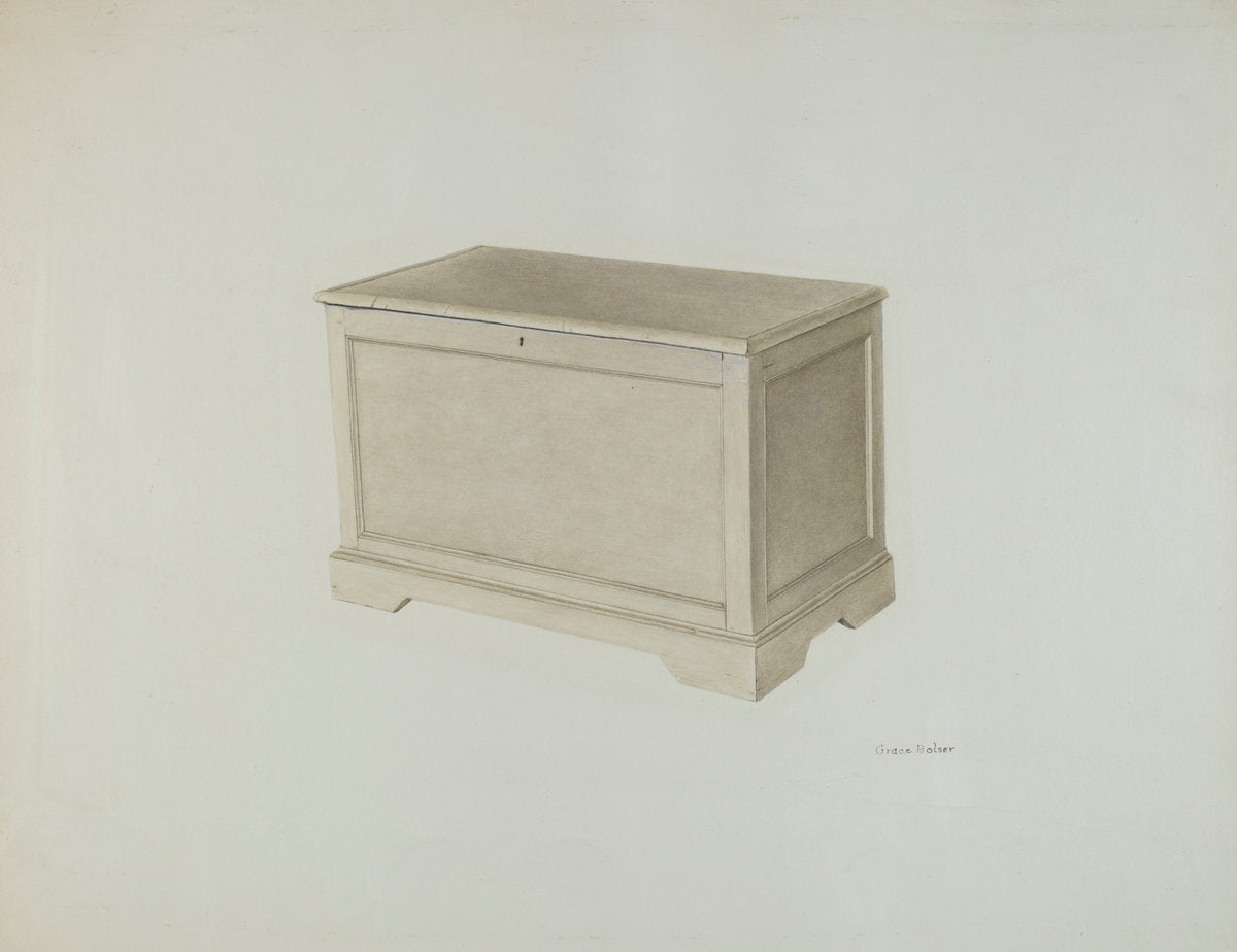 Chest by Grace Bolser (American, active c. 1935), 16X12"(A3)Poster Print