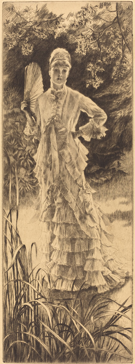 Spring (Printemps) by James Jacques Joseph Tissot (French, 1836 - 1902), 16X12"(A3)Poster Print