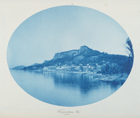 Trempealeau, Wis. by Henry Peter Bosse (American, 1844 - 1903), 16X12"(A3)Poster Print