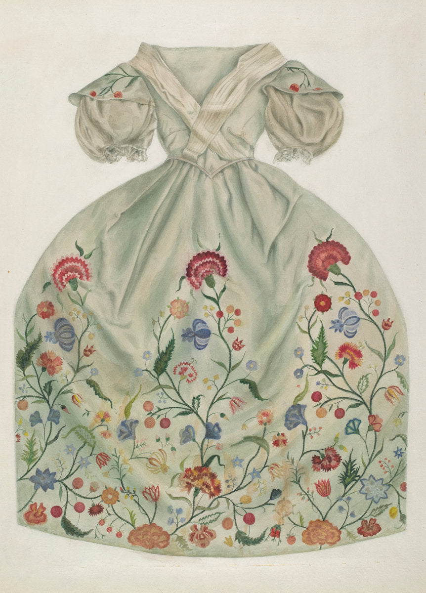 Dress by Betty Fuerst (American, active c. 1935), 16X12"(A3)Poster Print