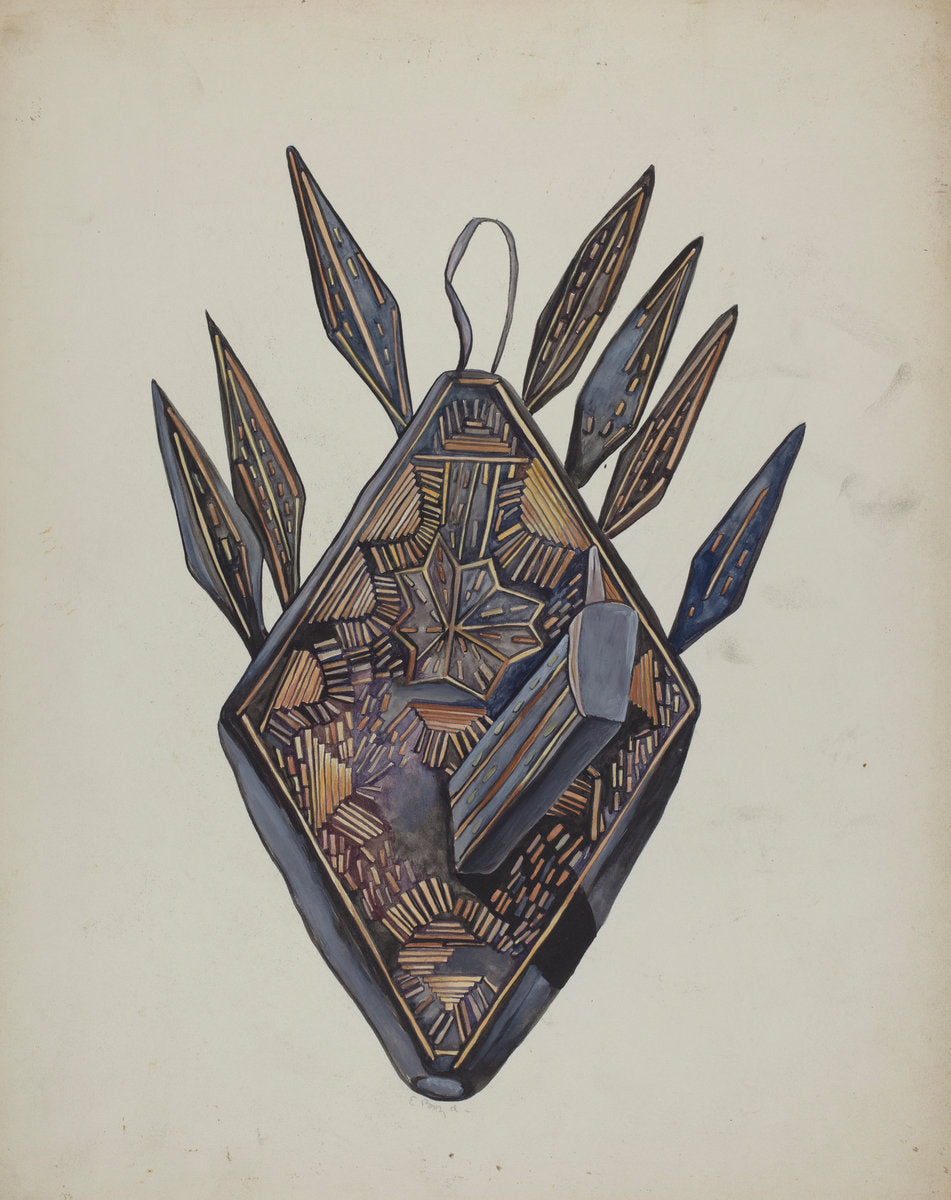 Candle Sconce by E. Boyd (American, active c. 1935), 16X12"(A3)Poster Print