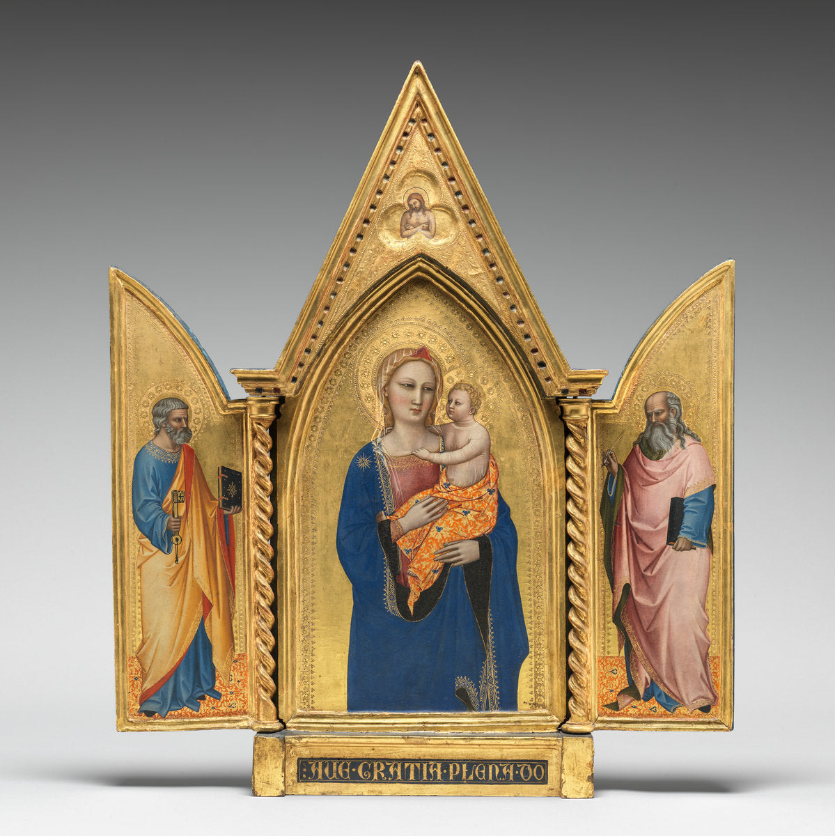 Saint Peter [left panel] by Nardo di Cione (Florentine, active from c. 1340; died 1365/1366), 16X12"(A3)Poster Print