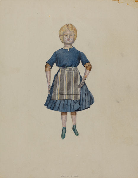 Pewter Doll by William Frank (American, active c. 1935), 16X12"(A3)Poster Print