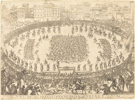 One of the Infantry Combats by Jacques Callot (French, 1592 - 1635), 16X12"(A3)Poster Print