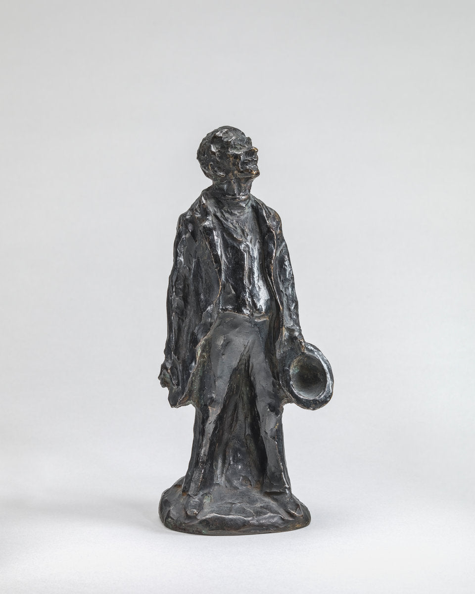 model probably after 1860, cast around January 1954 by Imitator of Honoré Daumier (The Lover (L'amoureux)), 16X12"(A3)Poster Print