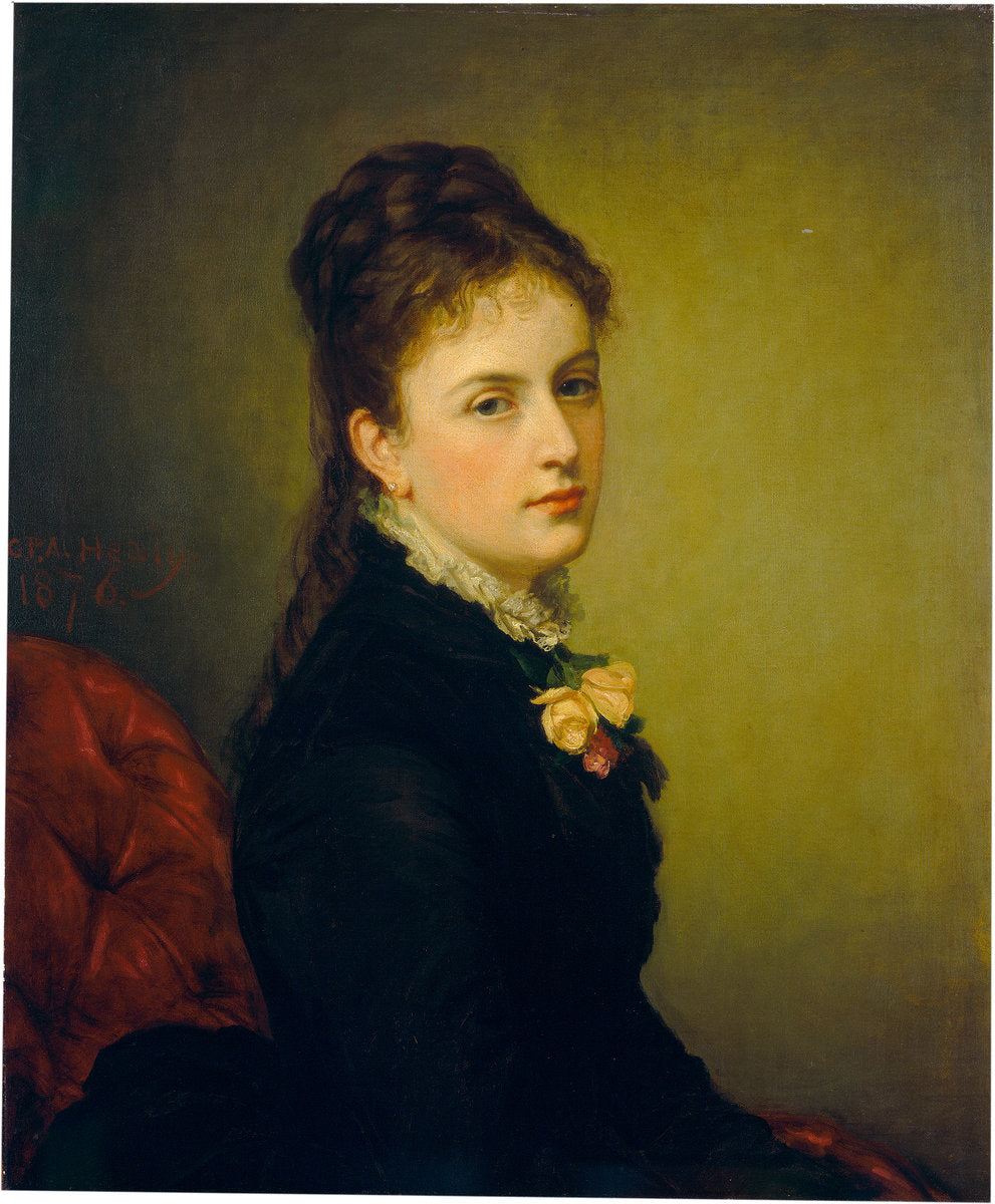 Roxana Atwater Wentworth by George Peter Alexander Healy (American, 1813 - 1894), 16X12"(A3)Poster Print