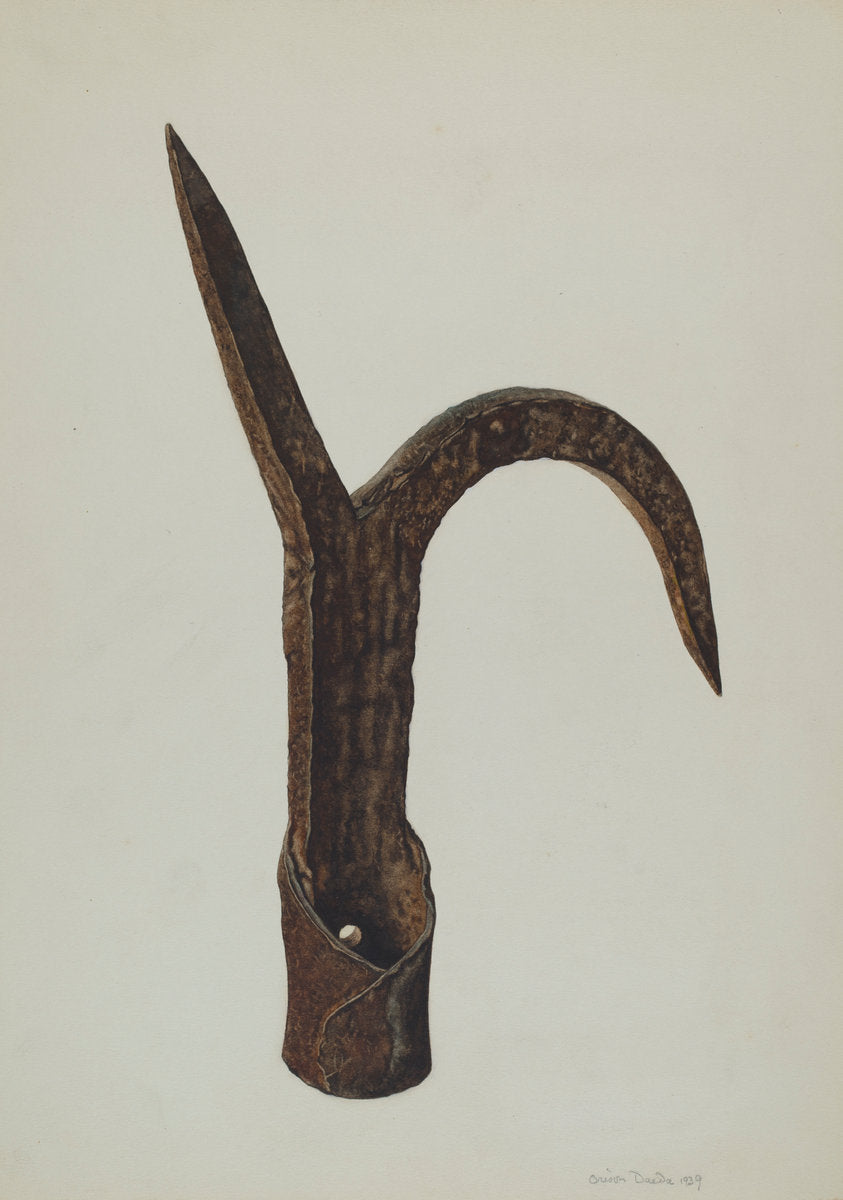 Bent Raider or Pike by Orison Daeda (American, active c. 1935), 16X12"(A3)Poster Print