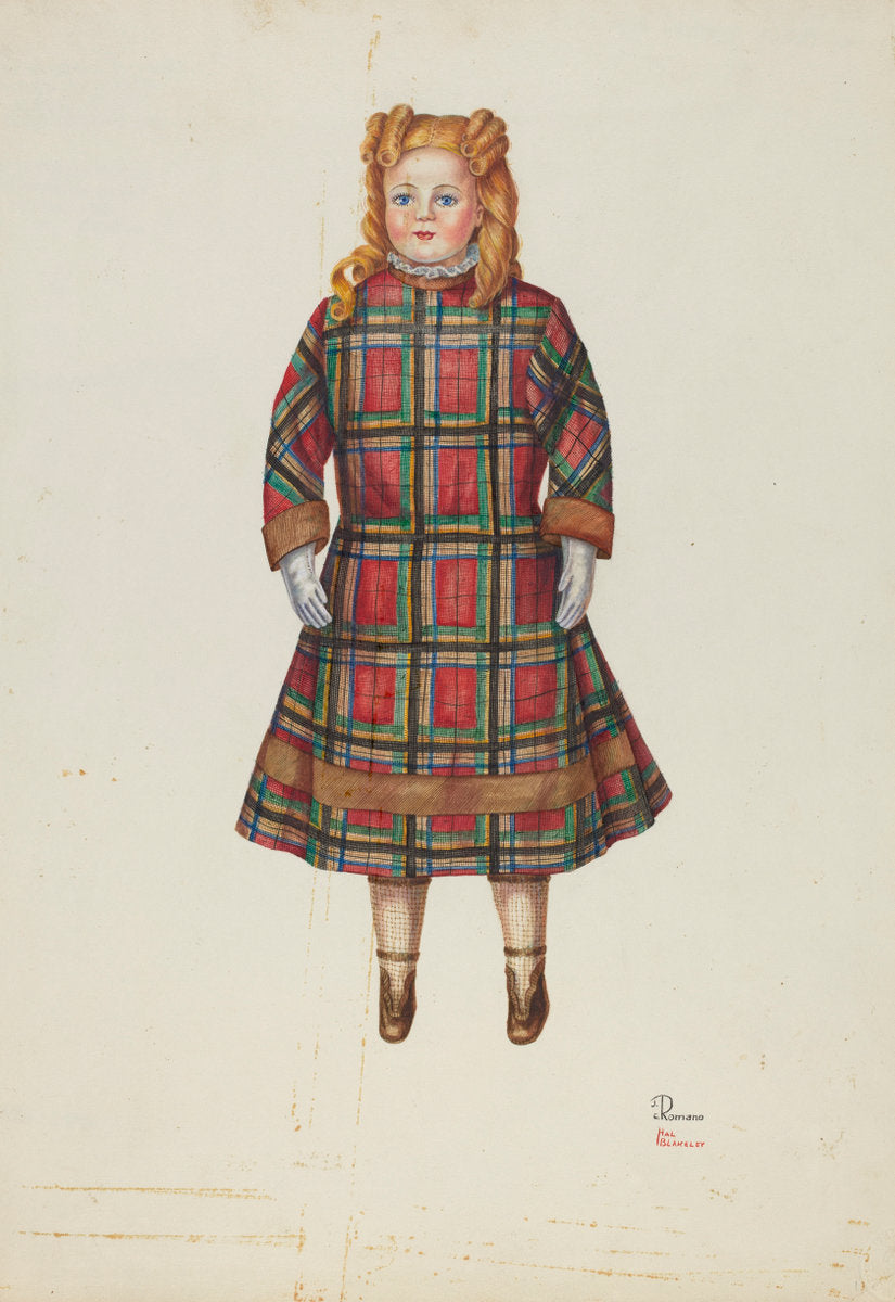 Doll - "Florence" by Josephine C. Romano and Hal Blakeley (American, active c. 1935), 16X12"(A3)Poster Print