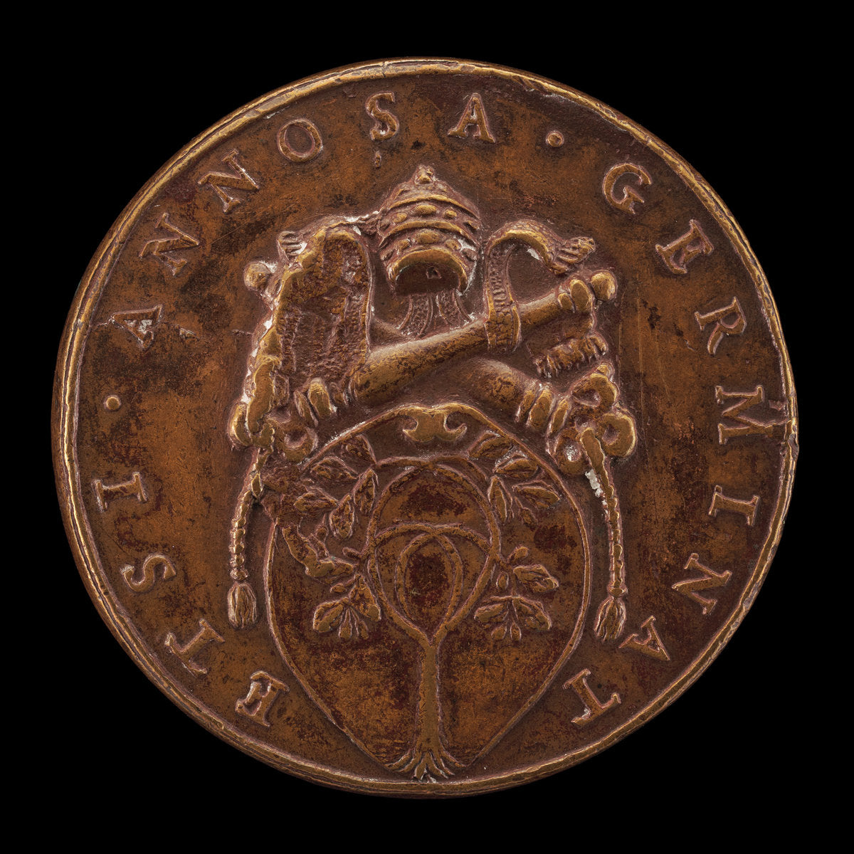 Della Rovere Shield of Arms [reverse] by Girolamo Paladino (Roman, 1647 - 1689), 16X12"(A3)Poster Print