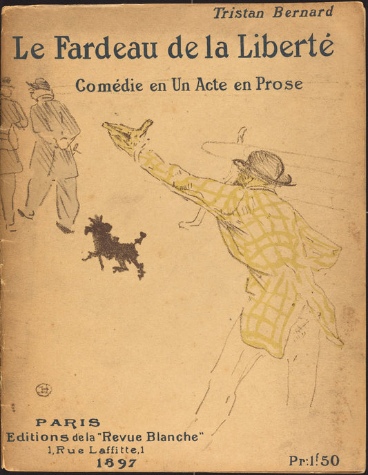 Le Fardeau de la liberté by Henri de Toulouse-Lautrec (French, 1864 - 1901), 16X12"(A3)Poster Print
