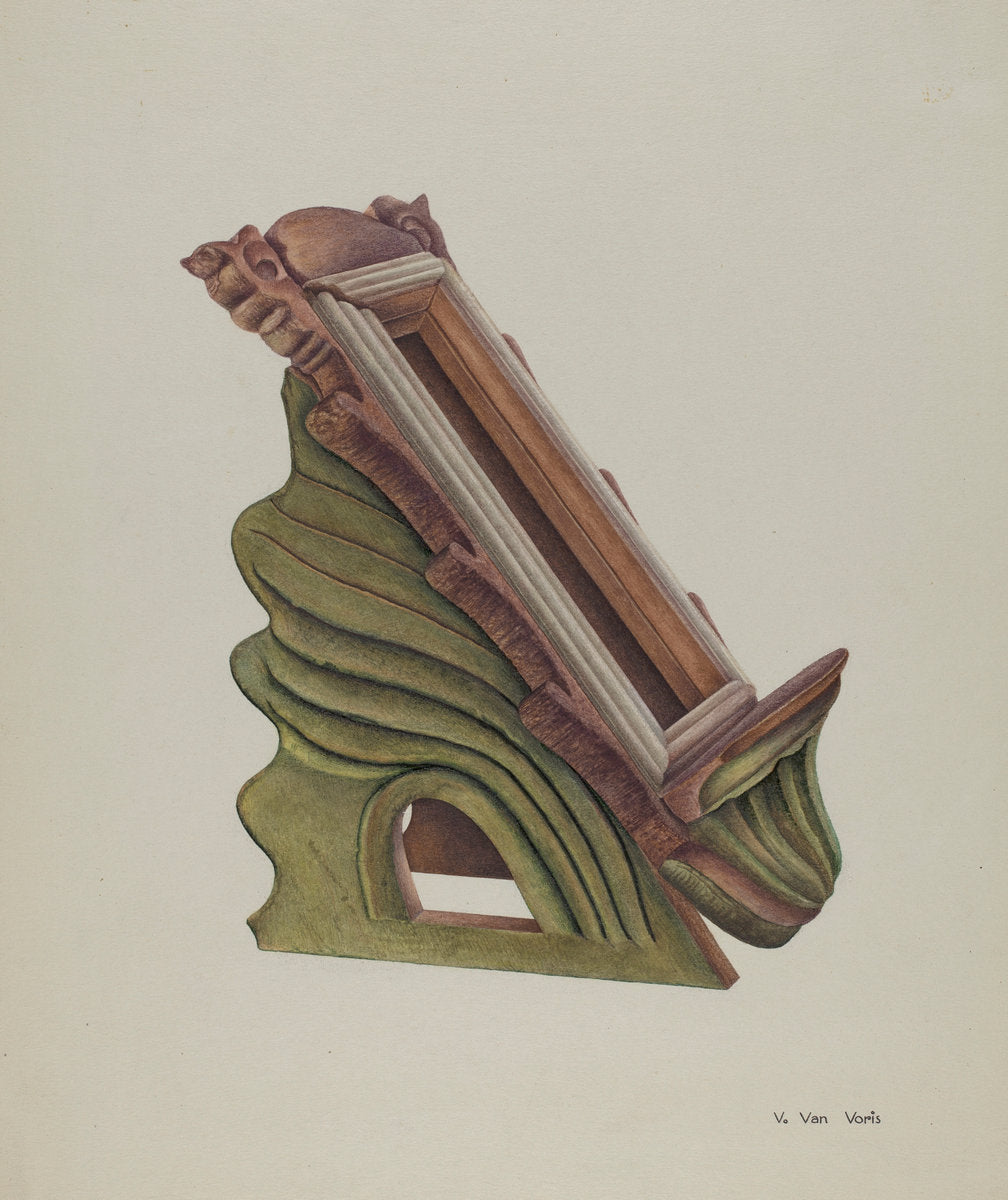 Missal Holder by Vera Van Voris (American, active c. 1935), 16X12"(A3)Poster Print