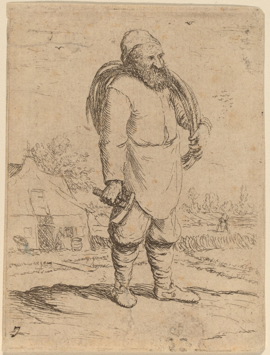A Cooper by Willem Basse (Dutch, 1613 or 1614 - 1672), 16X12"(A3)Poster Print