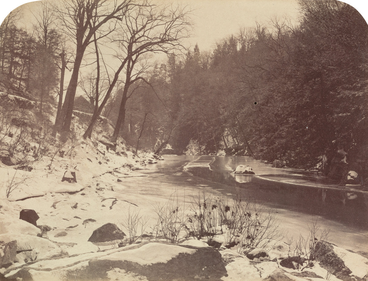 On the Brandywine by John Moran (American, 1831 - 1902), 16X12"(A3)Poster Print