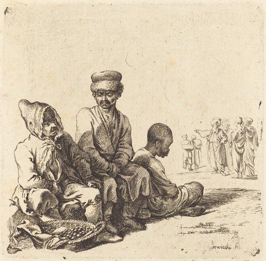 Russians and Turks by Daniel Nikolaus Chodowiecki (German, 1726 - 1801), 16X12"(A3)Poster Print