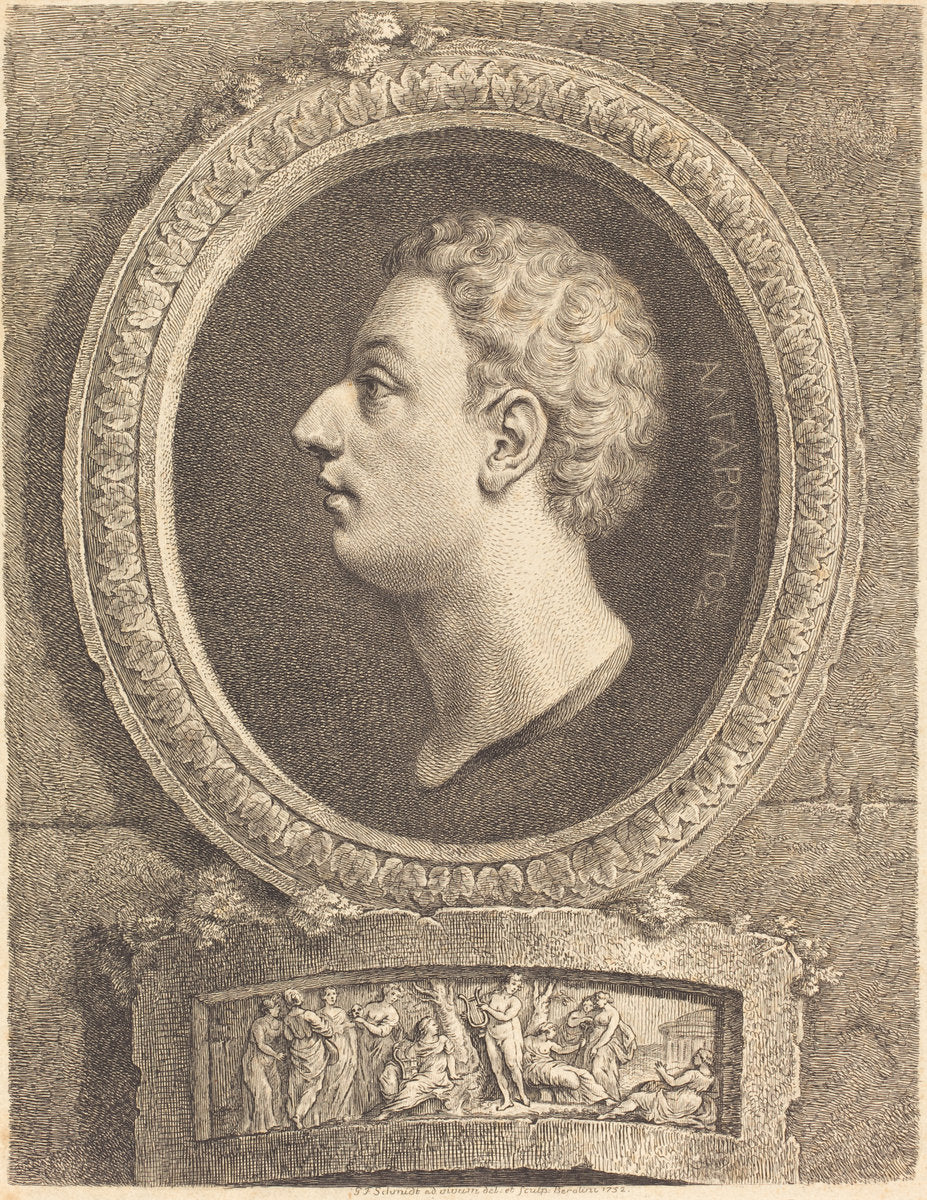 Francesco Algarotti by Georg Friedrich Schmidt (German, 1712 - 1775), 16X12"(A3)Poster Print