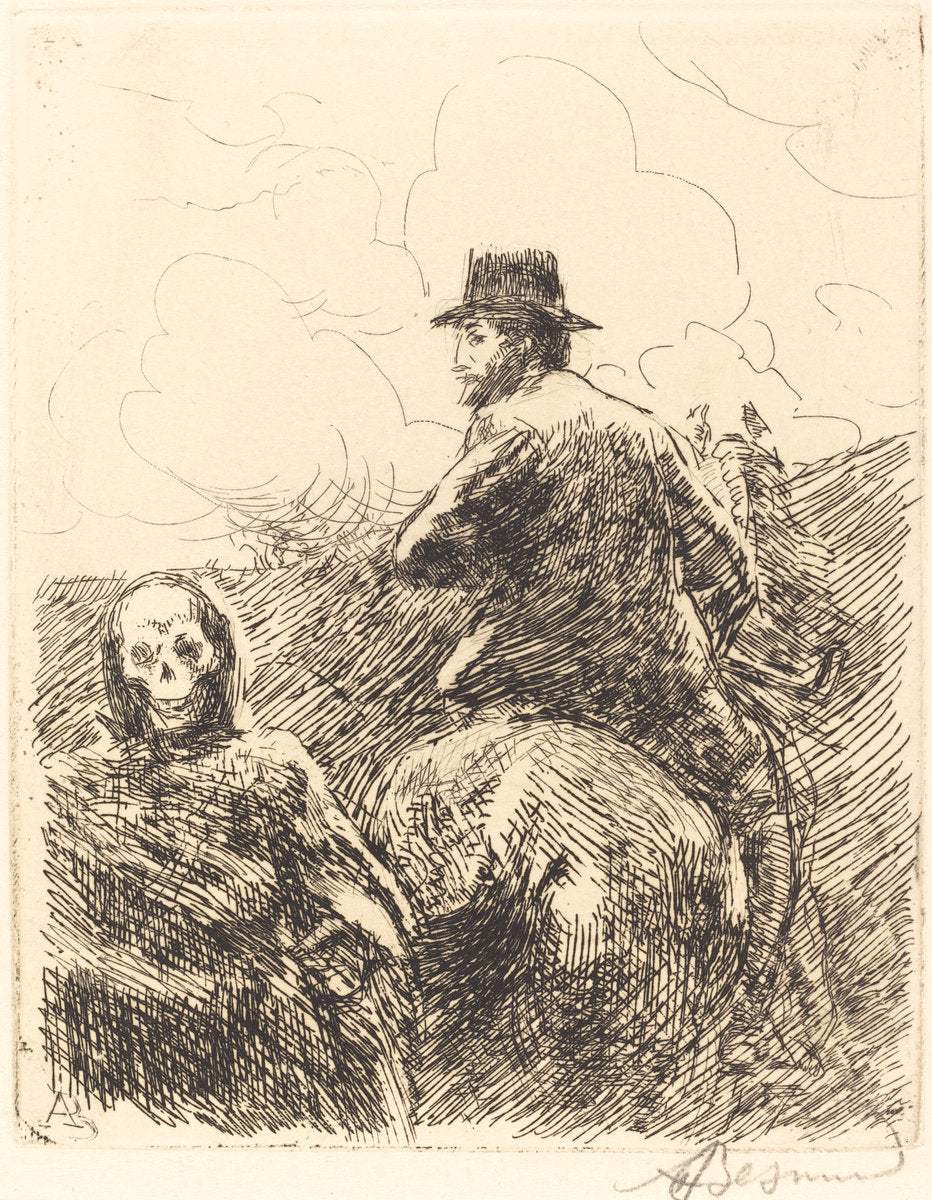 Danger Passed (Danger passe) by Albert Besnard (French, 1849 - 1934), 16X12"(A3)Poster Print