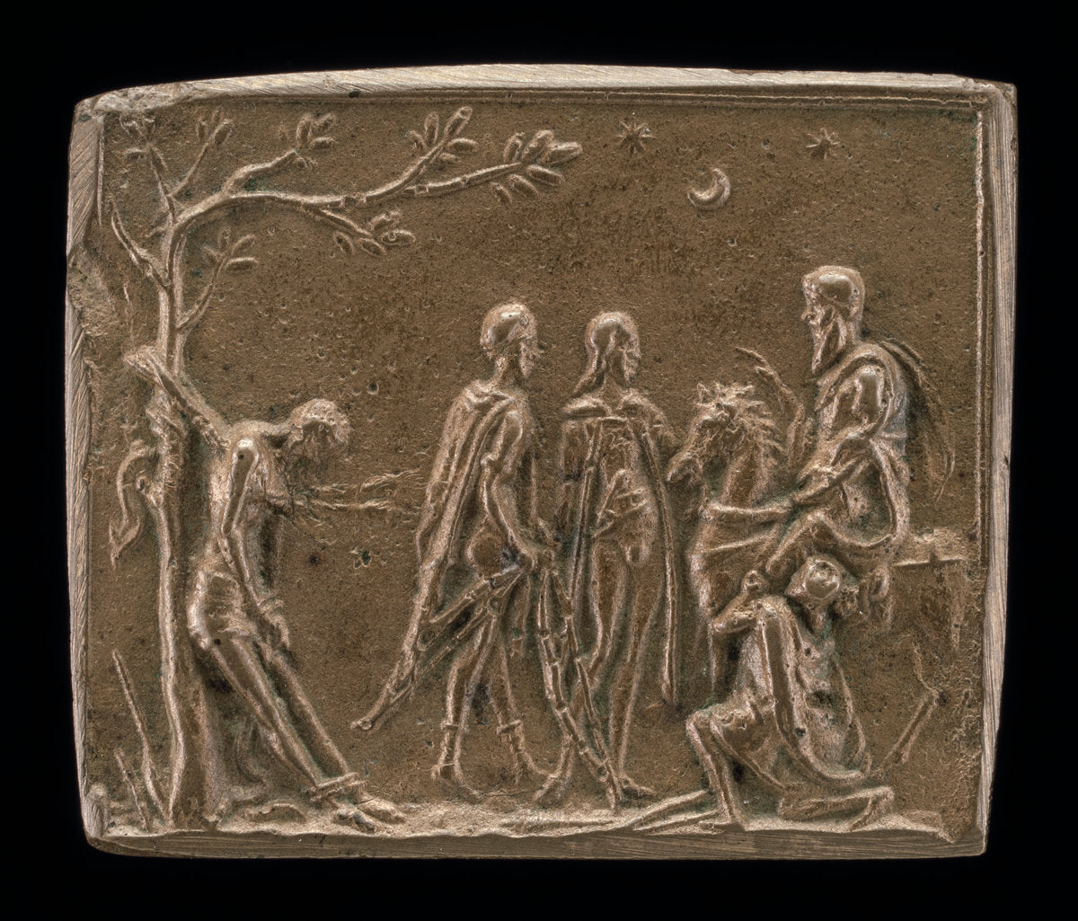 late 15th - early 16th century by Italian 15th or 16th Century (The Three Sons with their Father's Corpse), 16X12"(A3)Poster Print