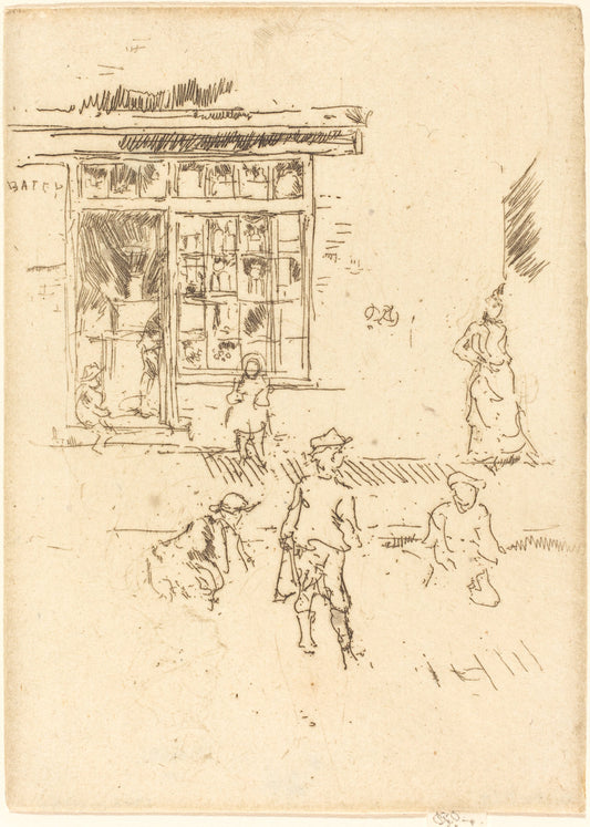 Marbles by James McNeill Whistler (American, 1834 - 1903), 16X12"(A3)Poster Print