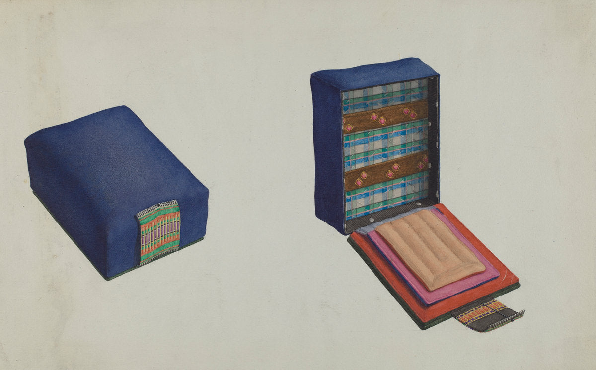 Shaker Needle Case by Ingrid Selmer-Larsen (American, 1913 - 2005), 16X12"(A3)Poster Print