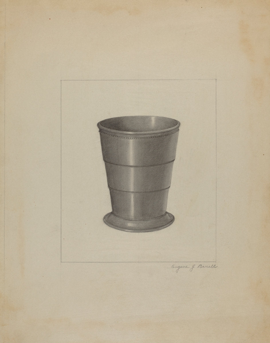 Pewter Cup by Eugene Barrell (American, active c. 1935), 16X12"(A3)Poster Print
