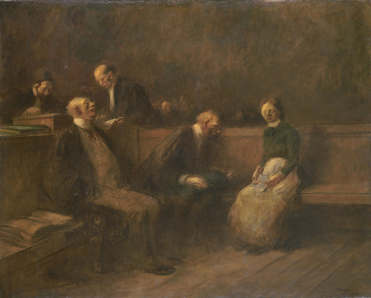 The Petition by Jean-Louis Forain (French, 1852 - 1931), 16X12"(A3)Poster Print