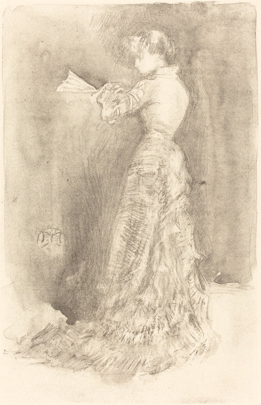 The Toilet by James McNeill Whistler (American, 1834 - 1903), 16X12"(A3)Poster Print
