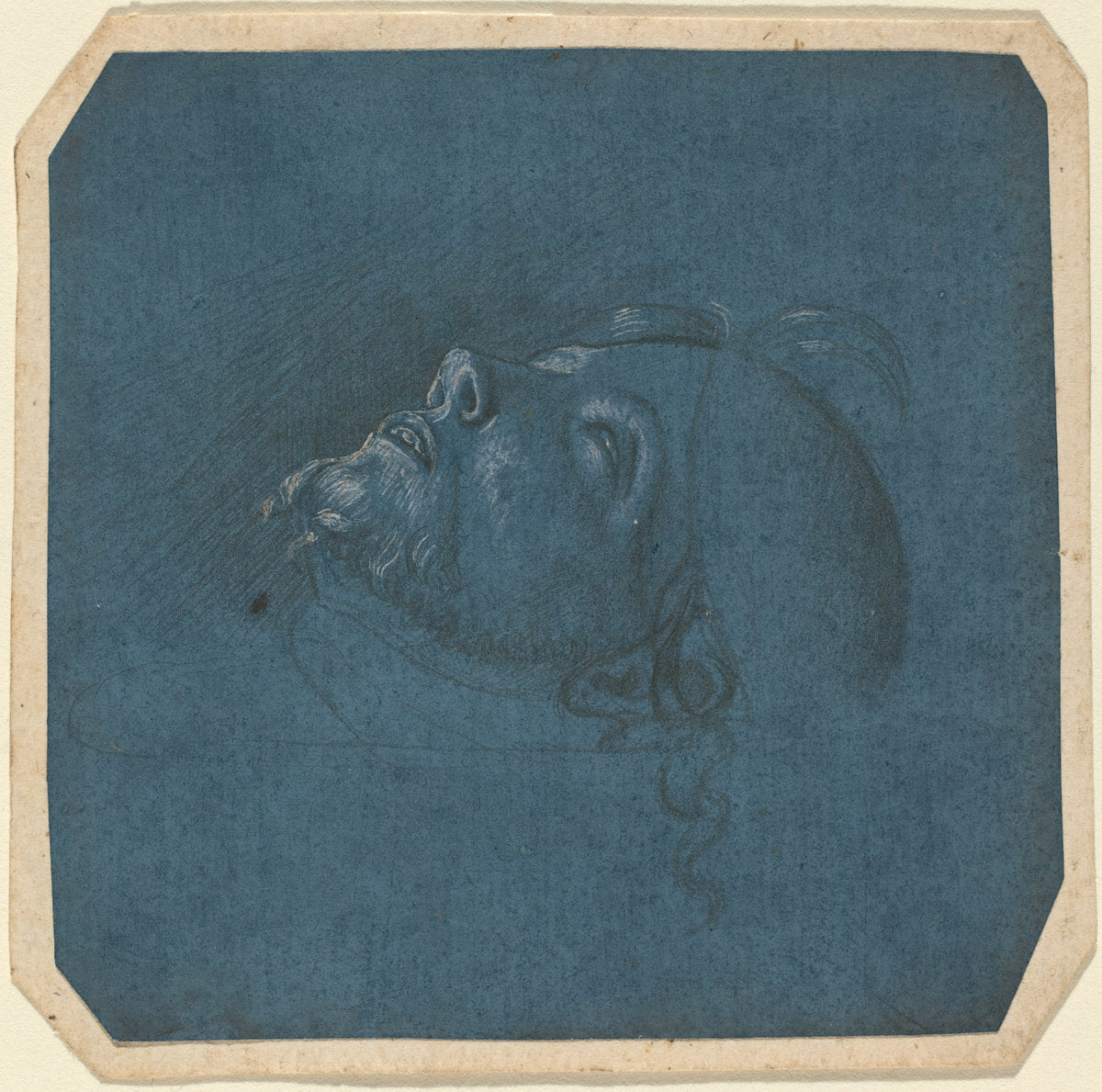 Head of Saint John the Baptist by Francesco Marmitta (Italian, died 1505 or before), 16X12"(A3)Poster Print