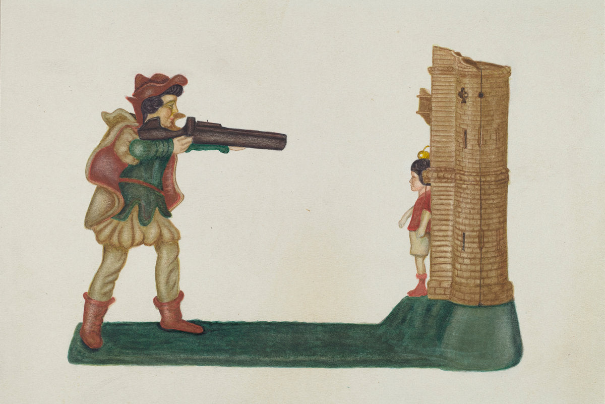 1935/1942 by American 20th Century (Toy Bank), 16X12"(A3)Poster Print