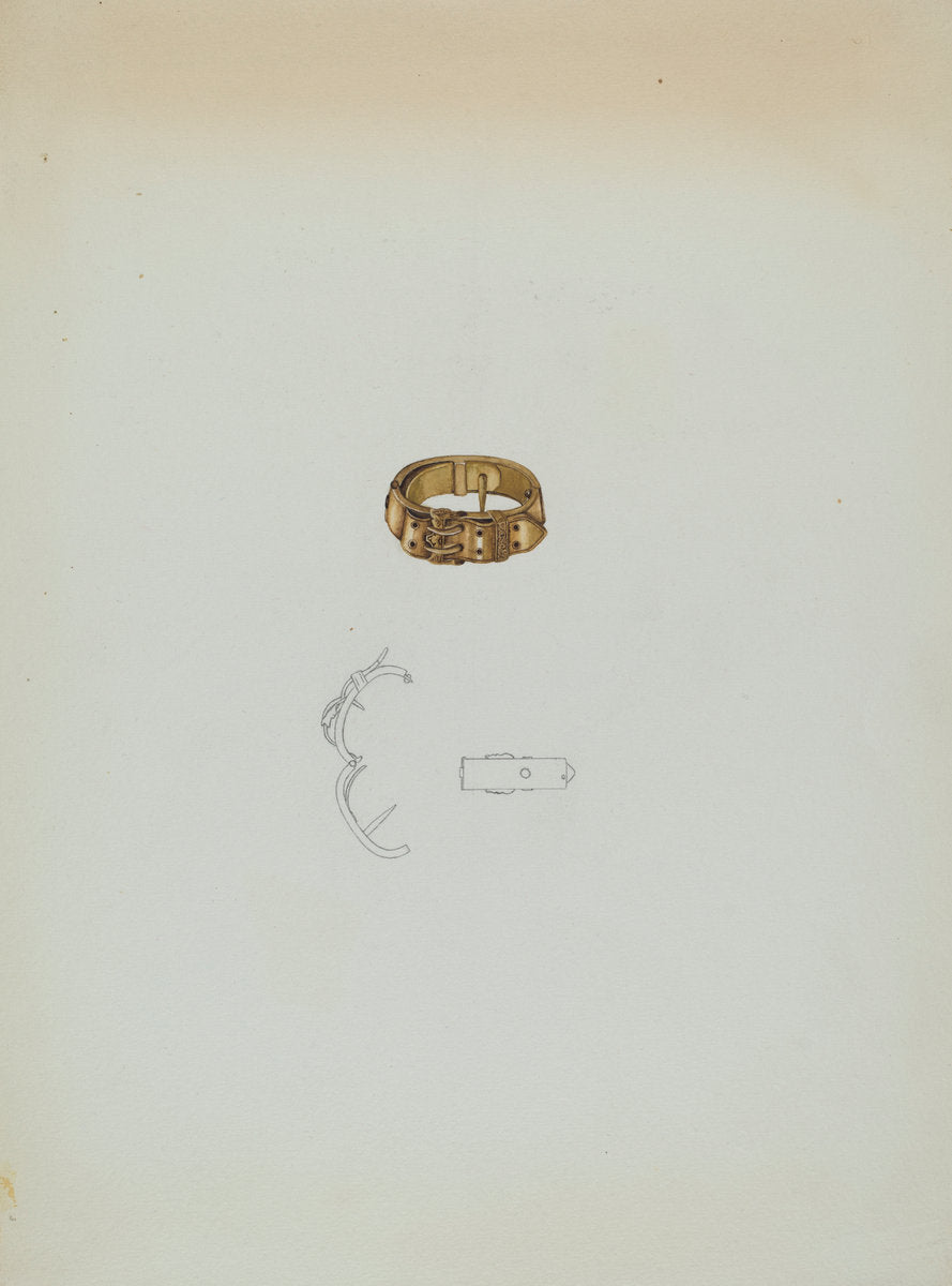 Tie Clasp by Isidore Steinberg (American, active c. 1935), 16X12"(A3)Poster Print