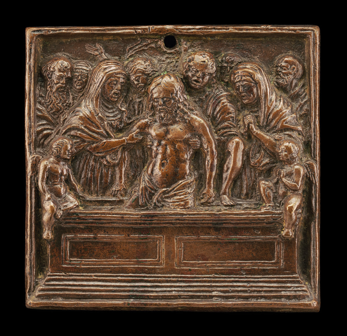 The Entombment by Andrea Briosco, called Riccio (Paduan, 1470 - 1532), 16X12"(A3)Poster Print