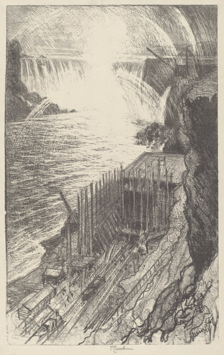 Niagara Rainbows by Joseph Pennell (American, 1857 - 1926), 16X12"(A3)Poster Print